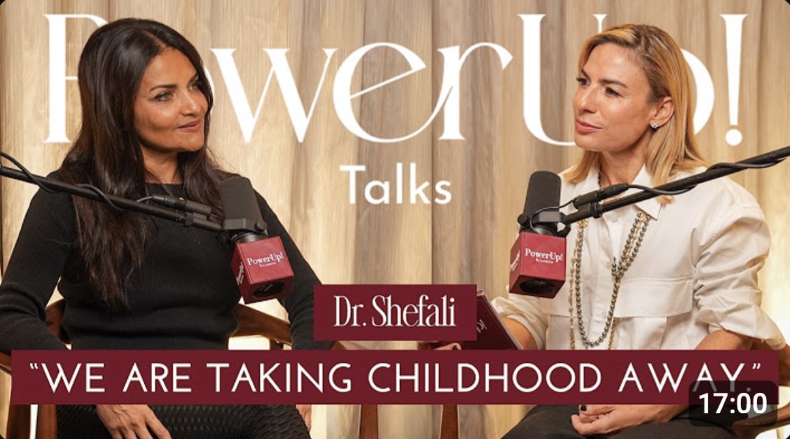Portada del episodio con Dr. Shefali: We are taking childhood away