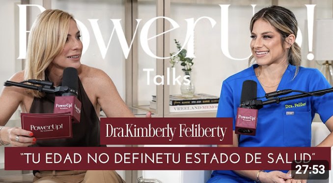 Portada del episodio con la Dra. Kimberly Feliberti: tu edad no define tu estado de salud